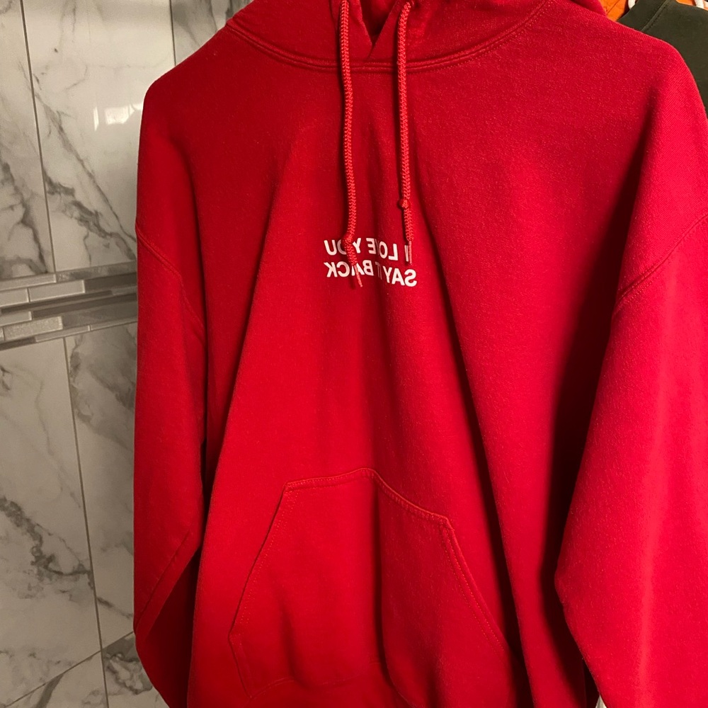 LONLEY GHOST I LOVE YOU SAY IT BACK MIRROR SWEATSHIRT